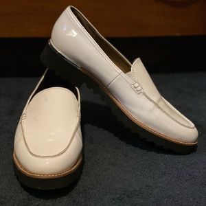 White loafers